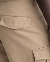 Relaxed Fit Twill Cargo Shorts