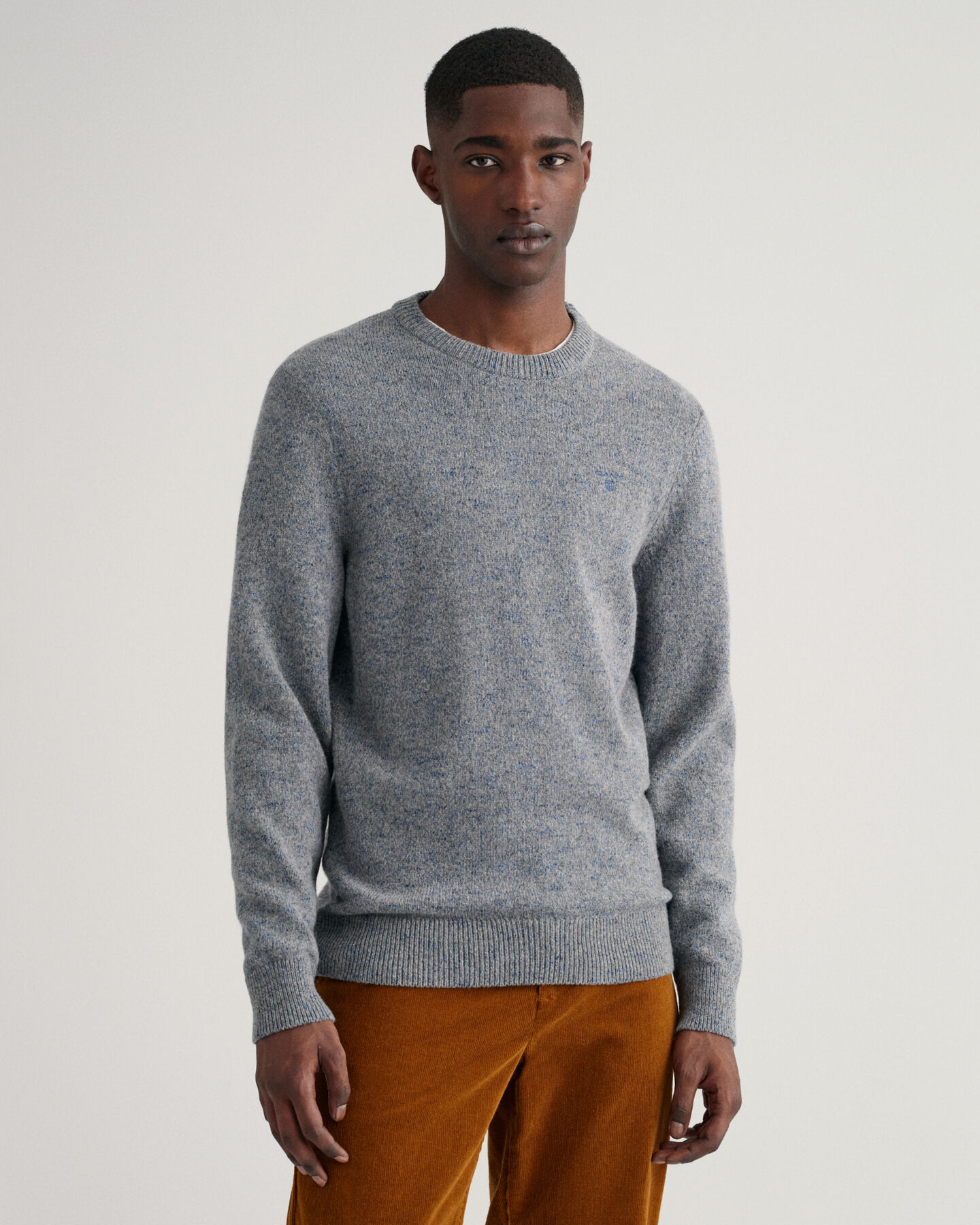 Neps Melange Crew Neck Sweater