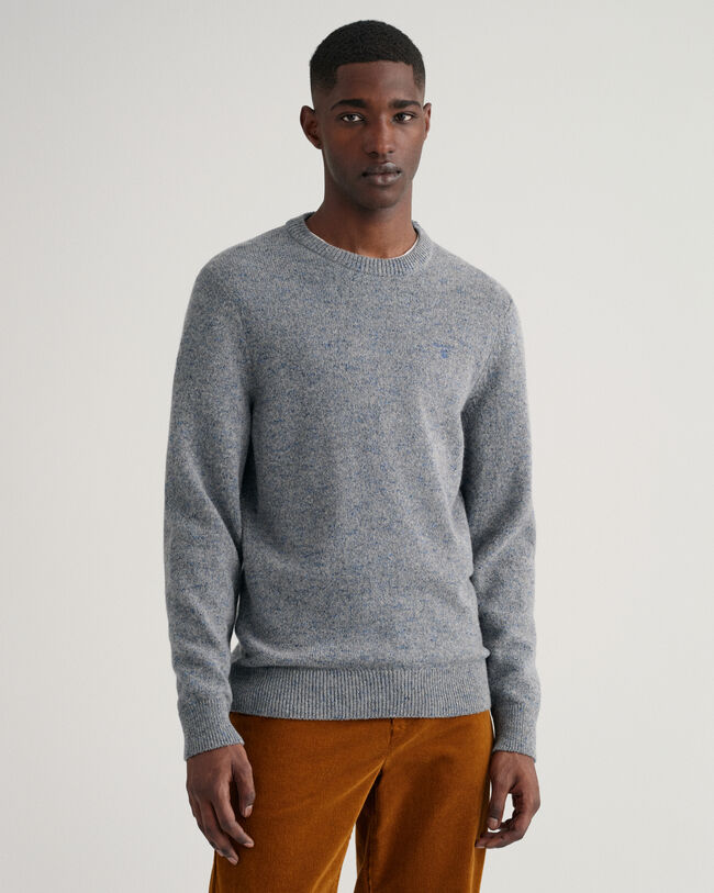 Neps Melange Crew Neck Sweater