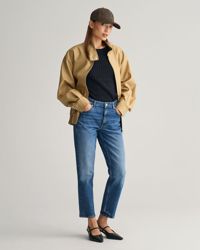 Textured Short Sleeve Crew Neck Sweater