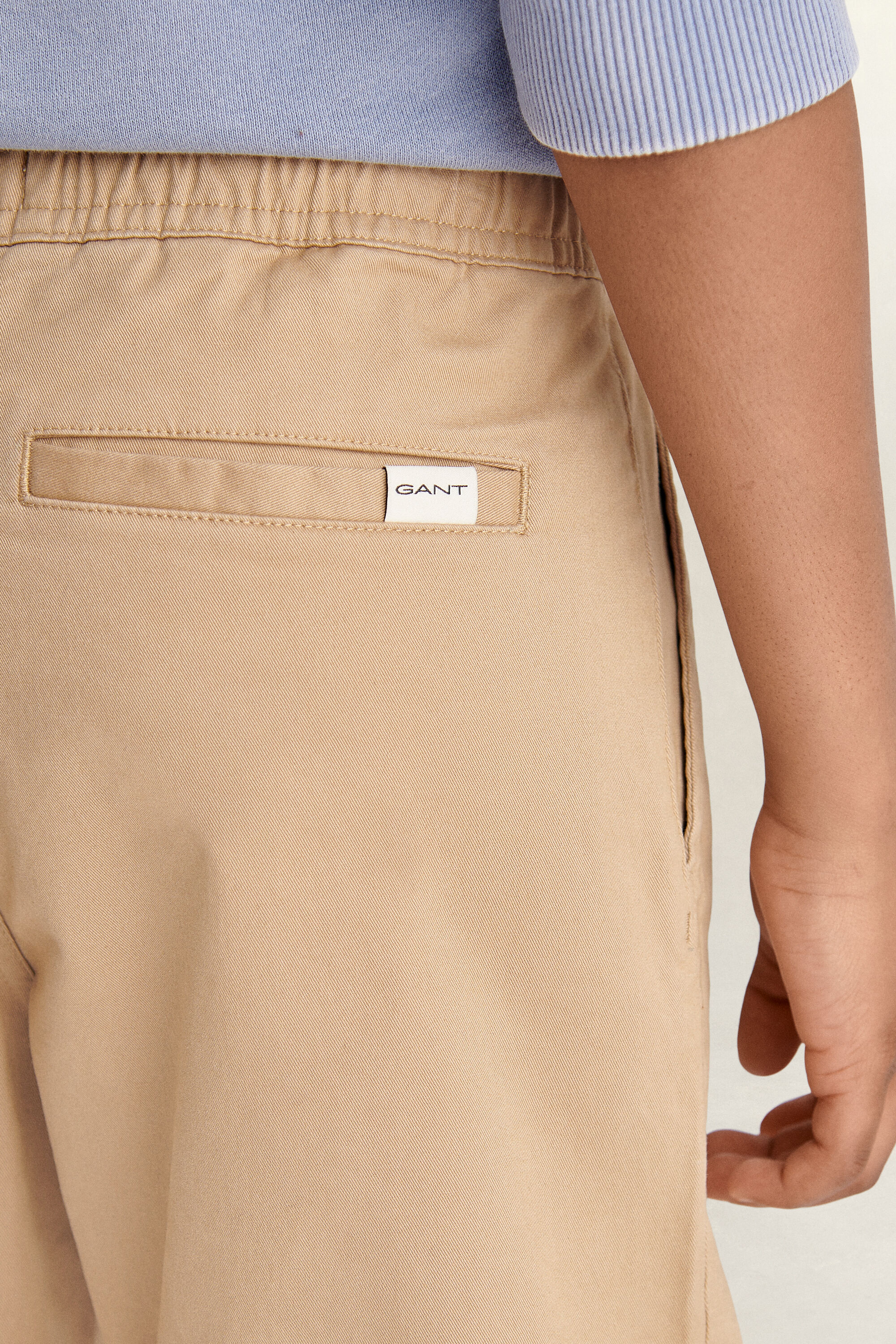 Teen Boys Drawstring Chinos — DARK KHAKI