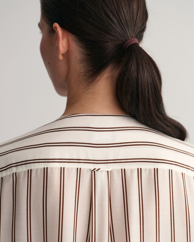 Striped V-Neck Caftan