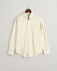 Relaxed Fit Slub Striped Shirt