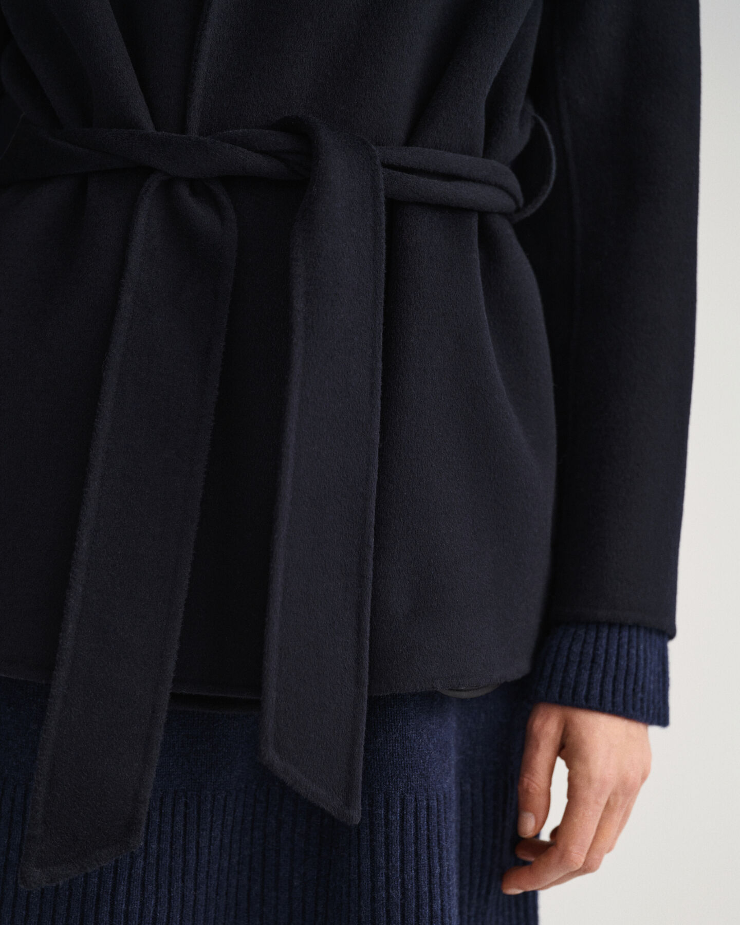 Handstitched Belted Blazer