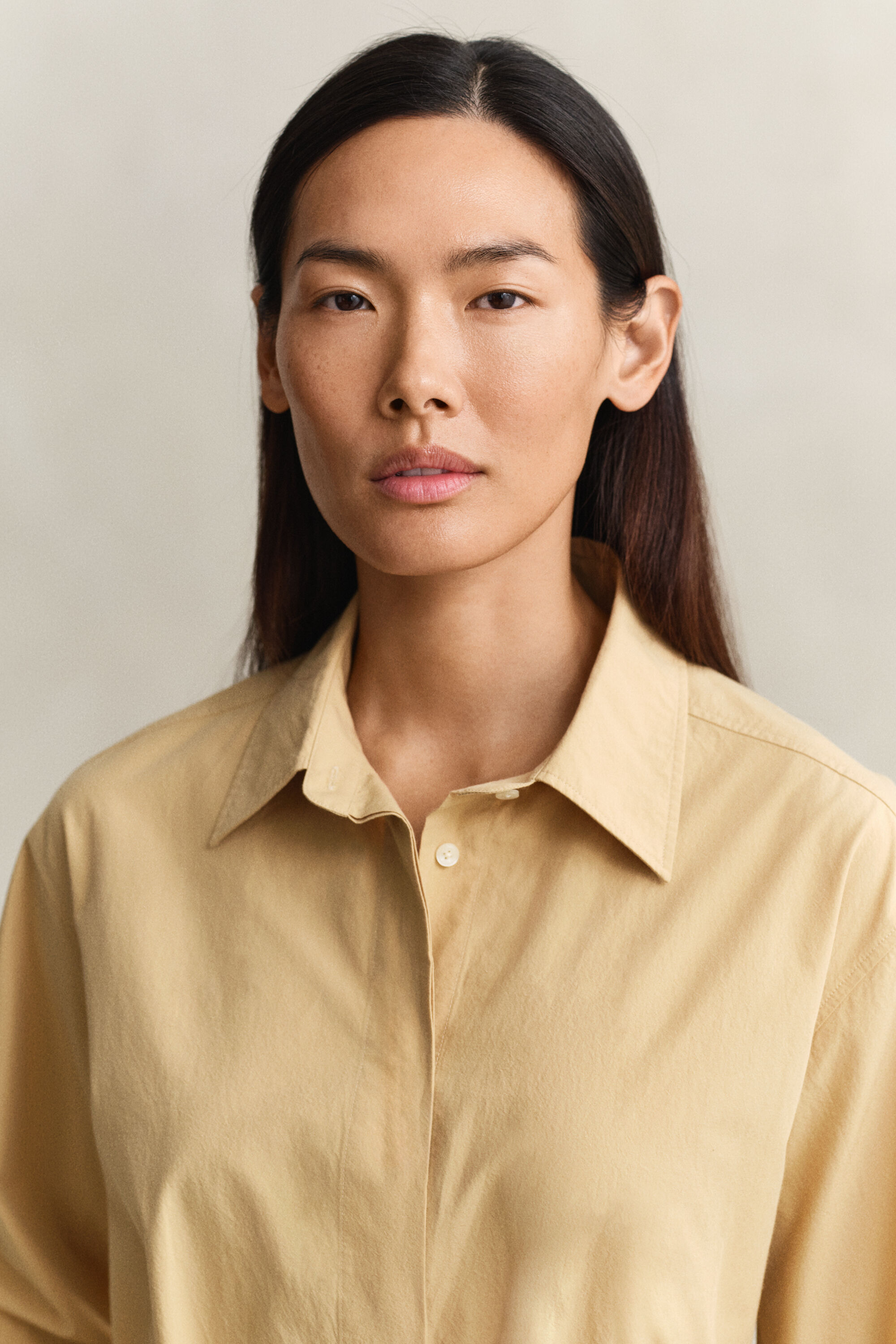 Belted Poplin Shirt Dress