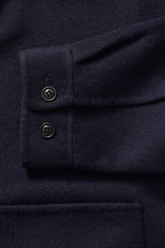 Handstitched Overshirt — EVENING BLUE 1