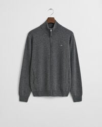 Superfine Lambswool Zip Cardigan