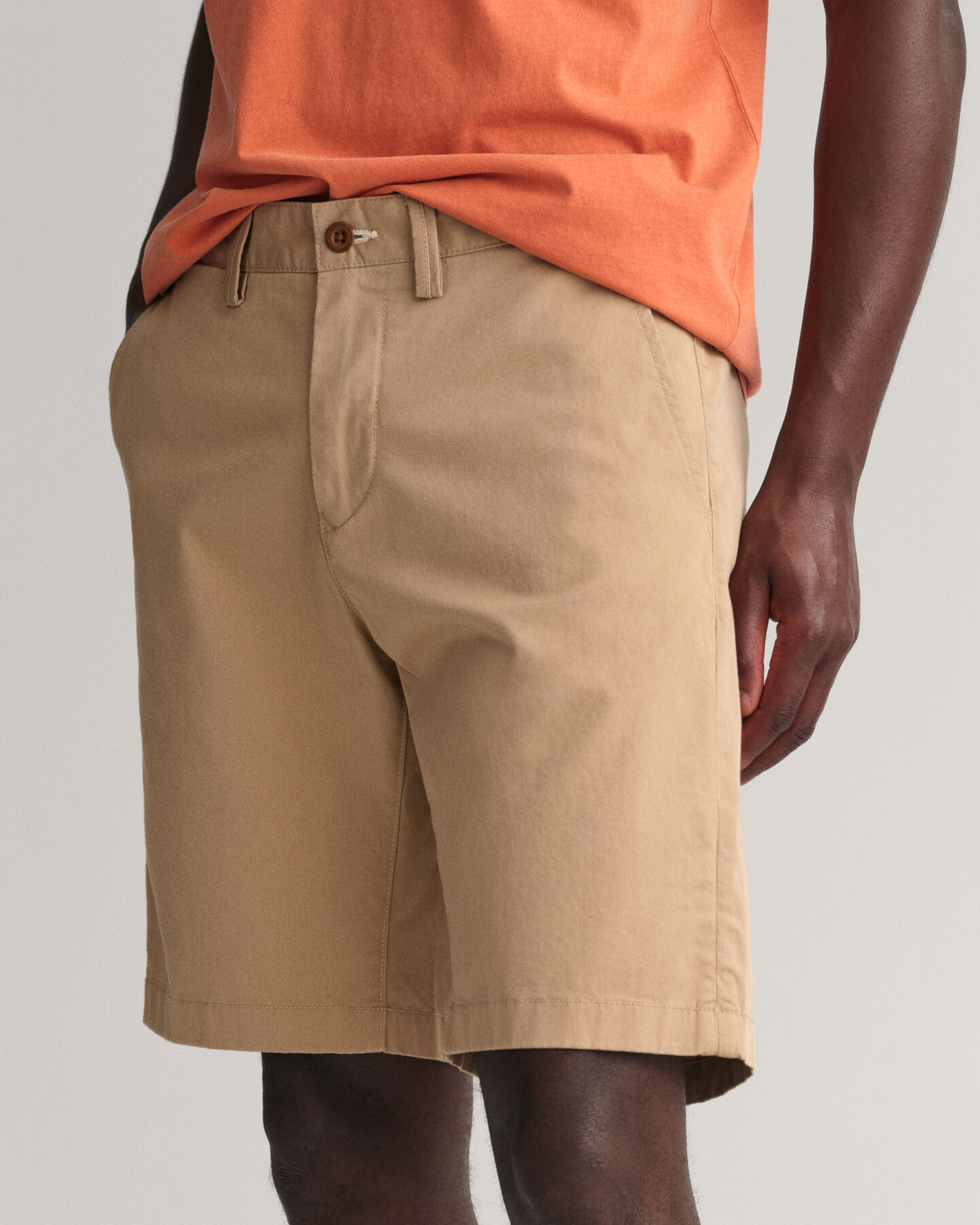 Hallden Slim Fit Twill Shorts
