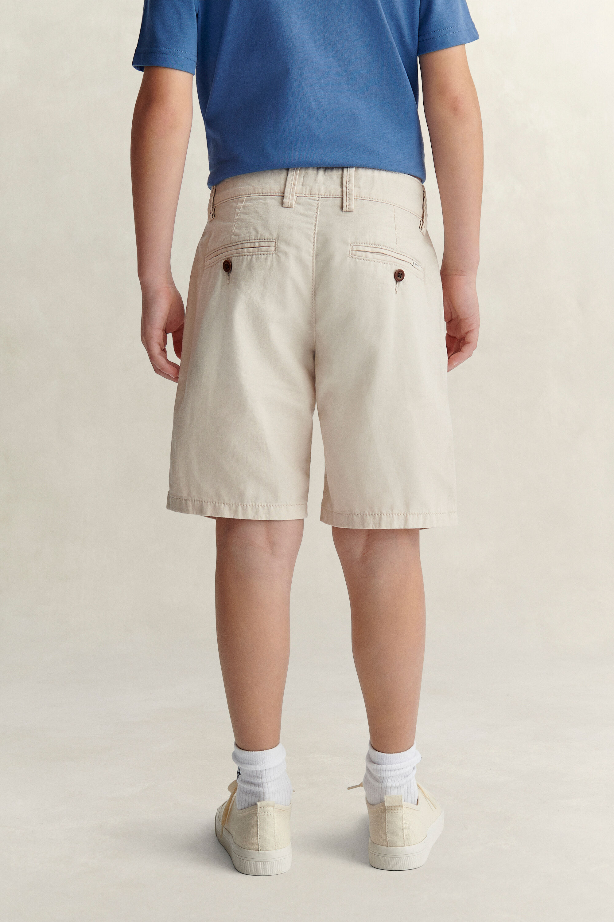 Teen Boys Linen Blend Shorts