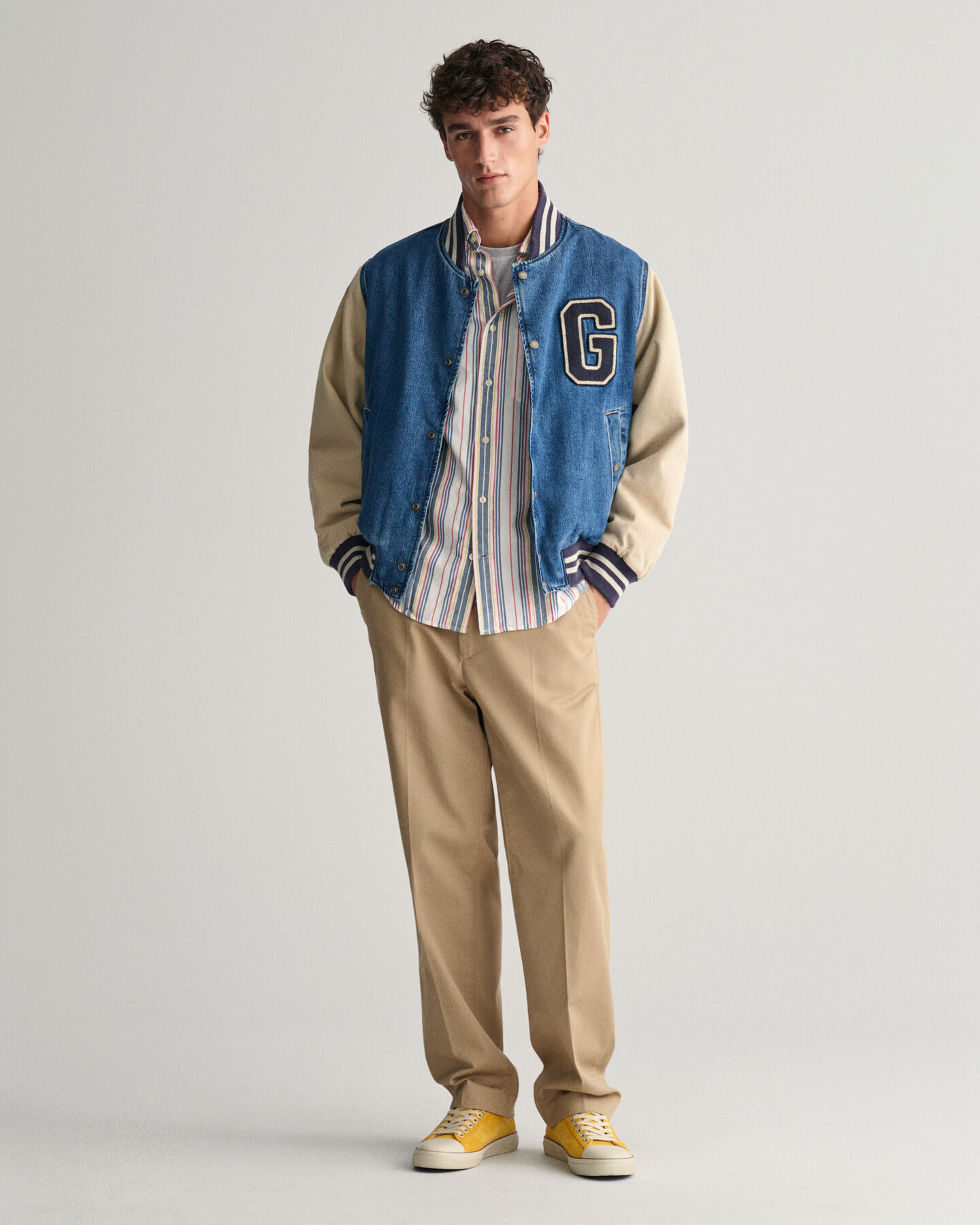 Regular Fit Striped Archive Oxford Shirt 