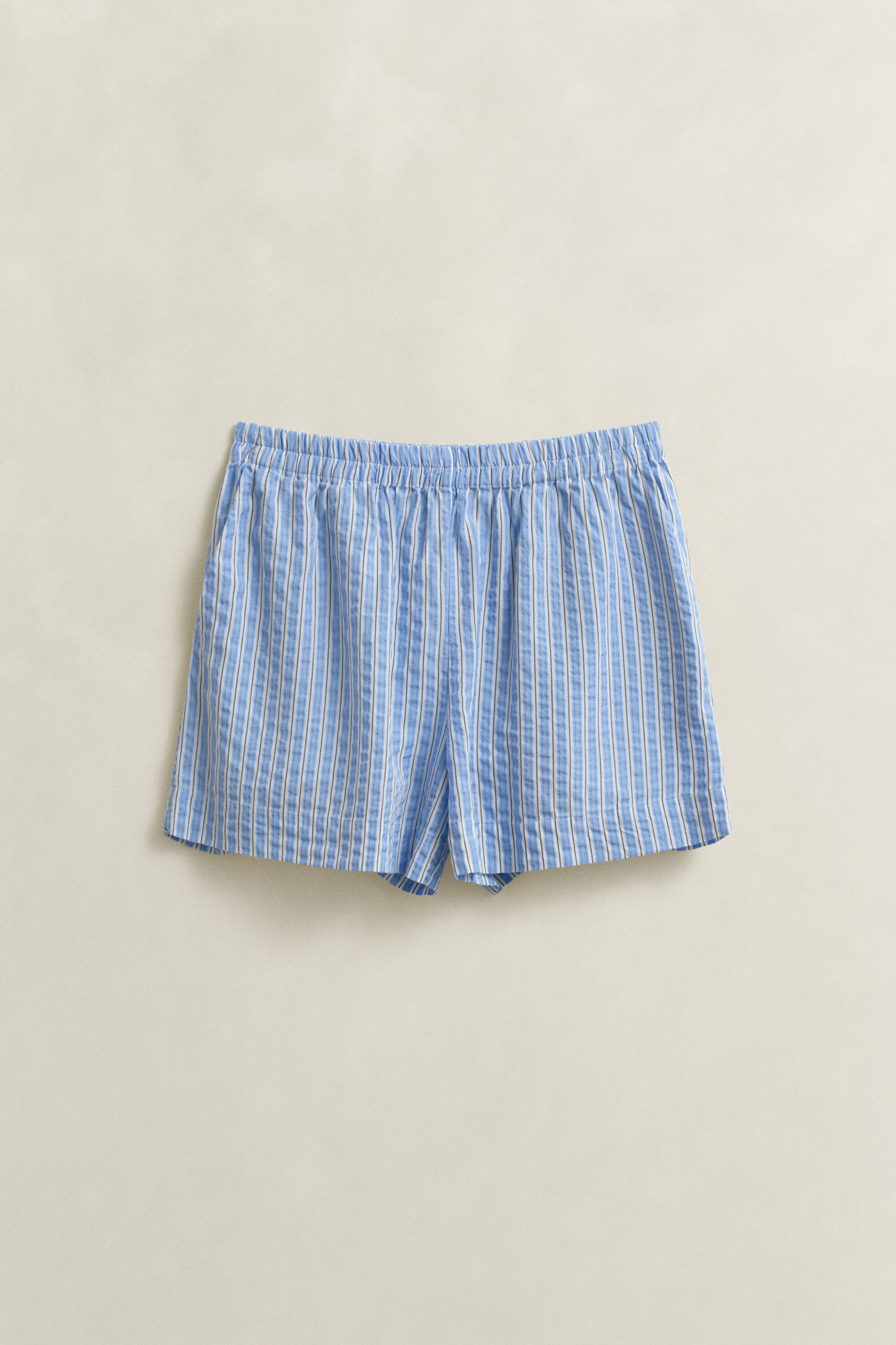 Striped Seersucker Shorts