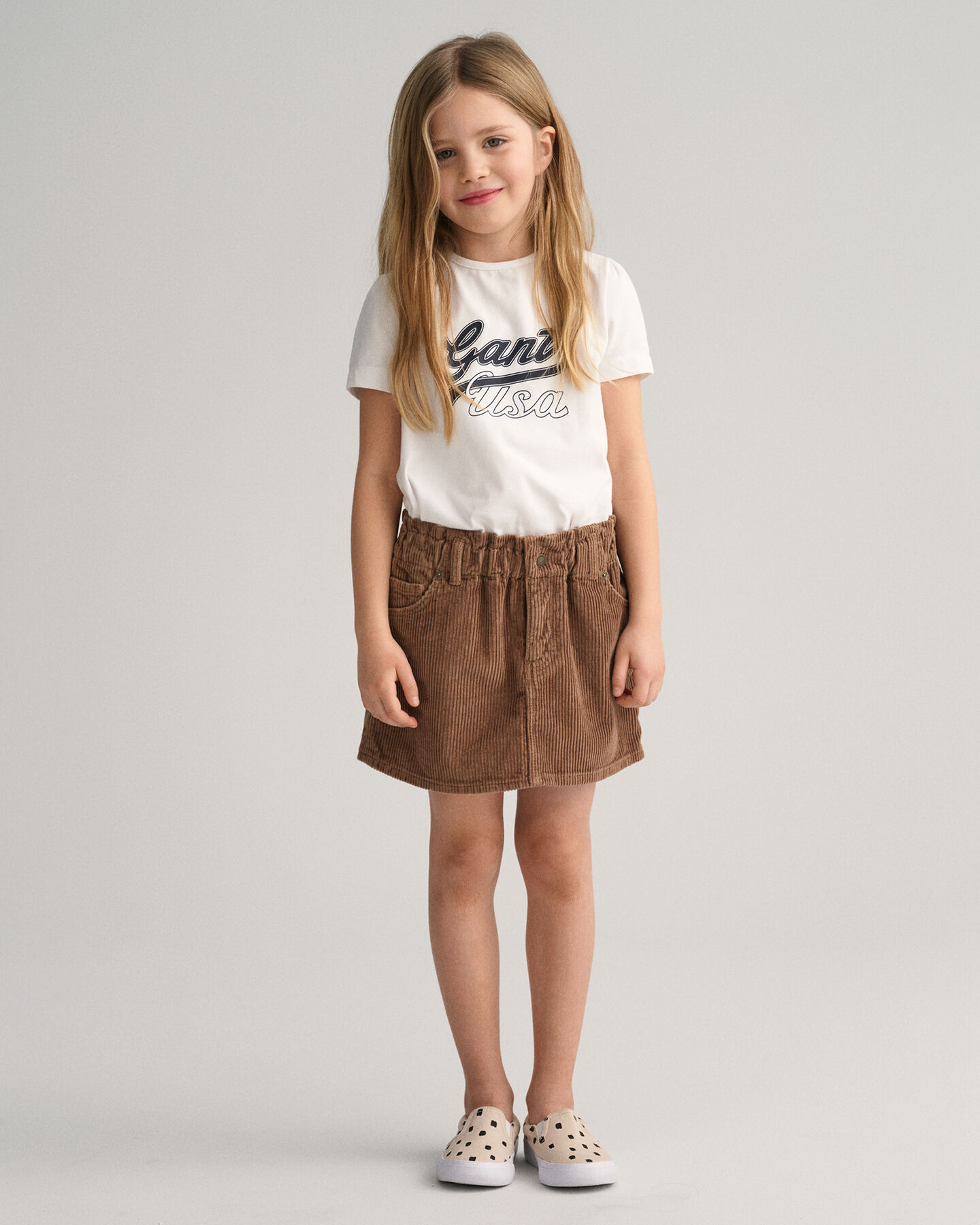 Girls Mini Corduroy Skirt