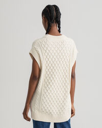 Cable Structure Sweater Vest