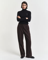 Wool Blend Pull-On Pants