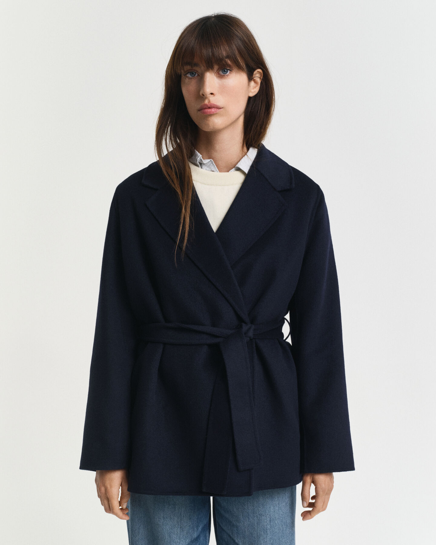 Handstitched Belted Jacket