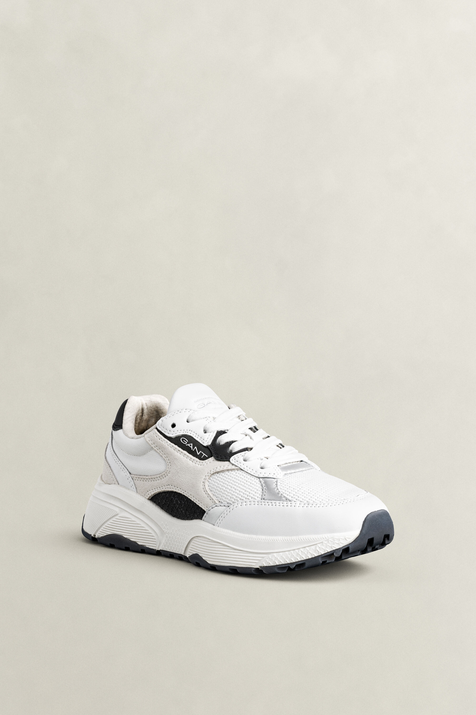 Newile Leather Nylon Sneakers