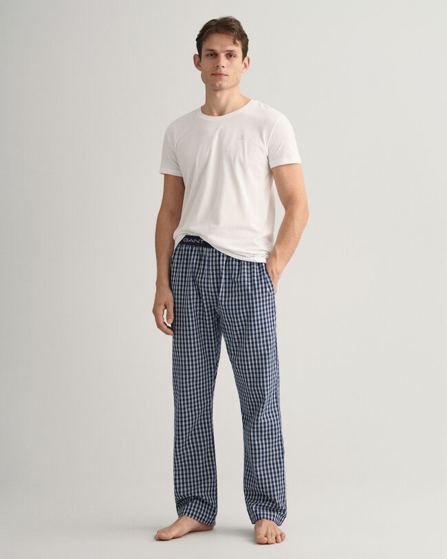 Micro Check Pajama Pants