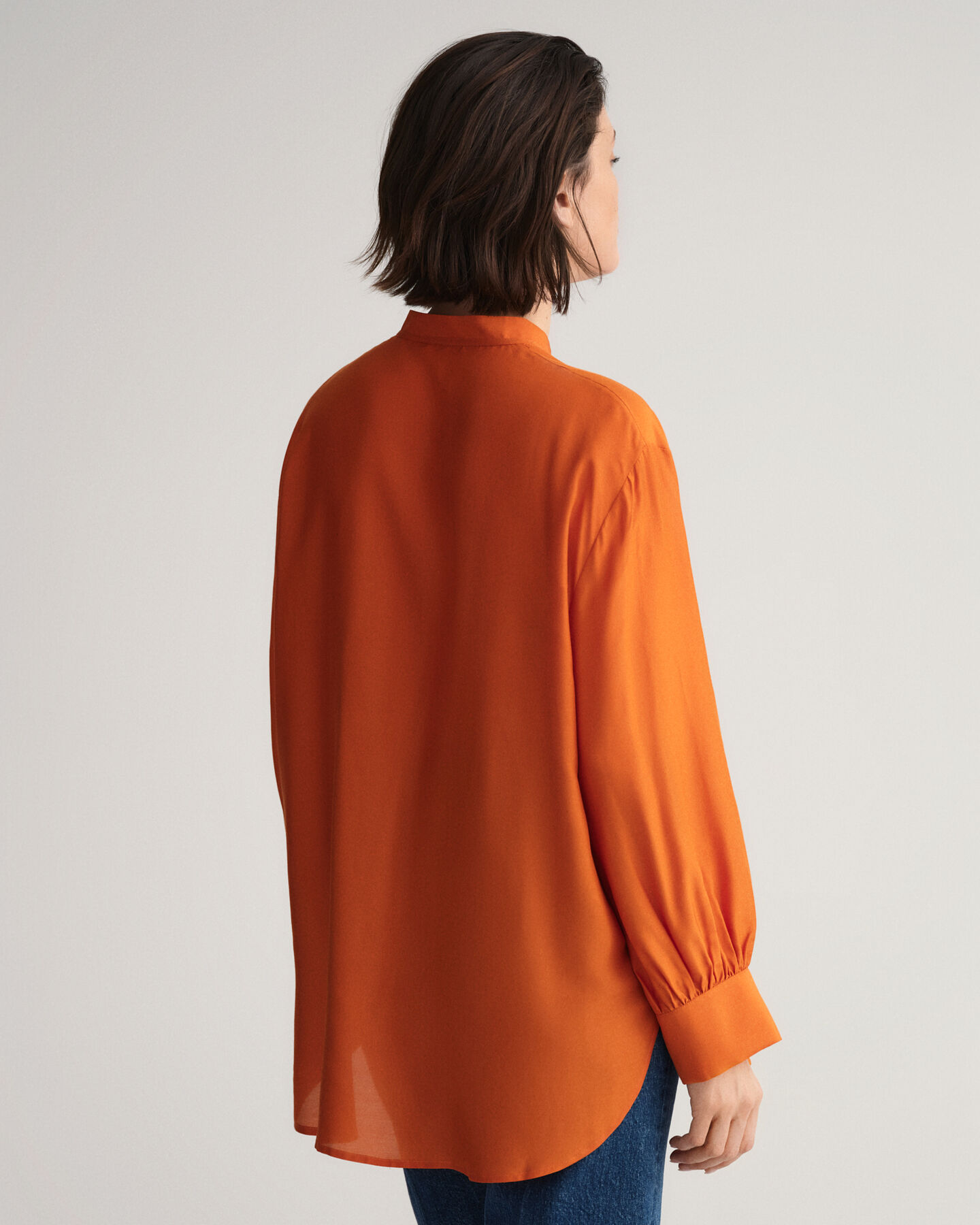 Lyocell Silk Popover Blouse