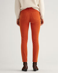 Farla Slim Fit Cropped Corduroy Jeans