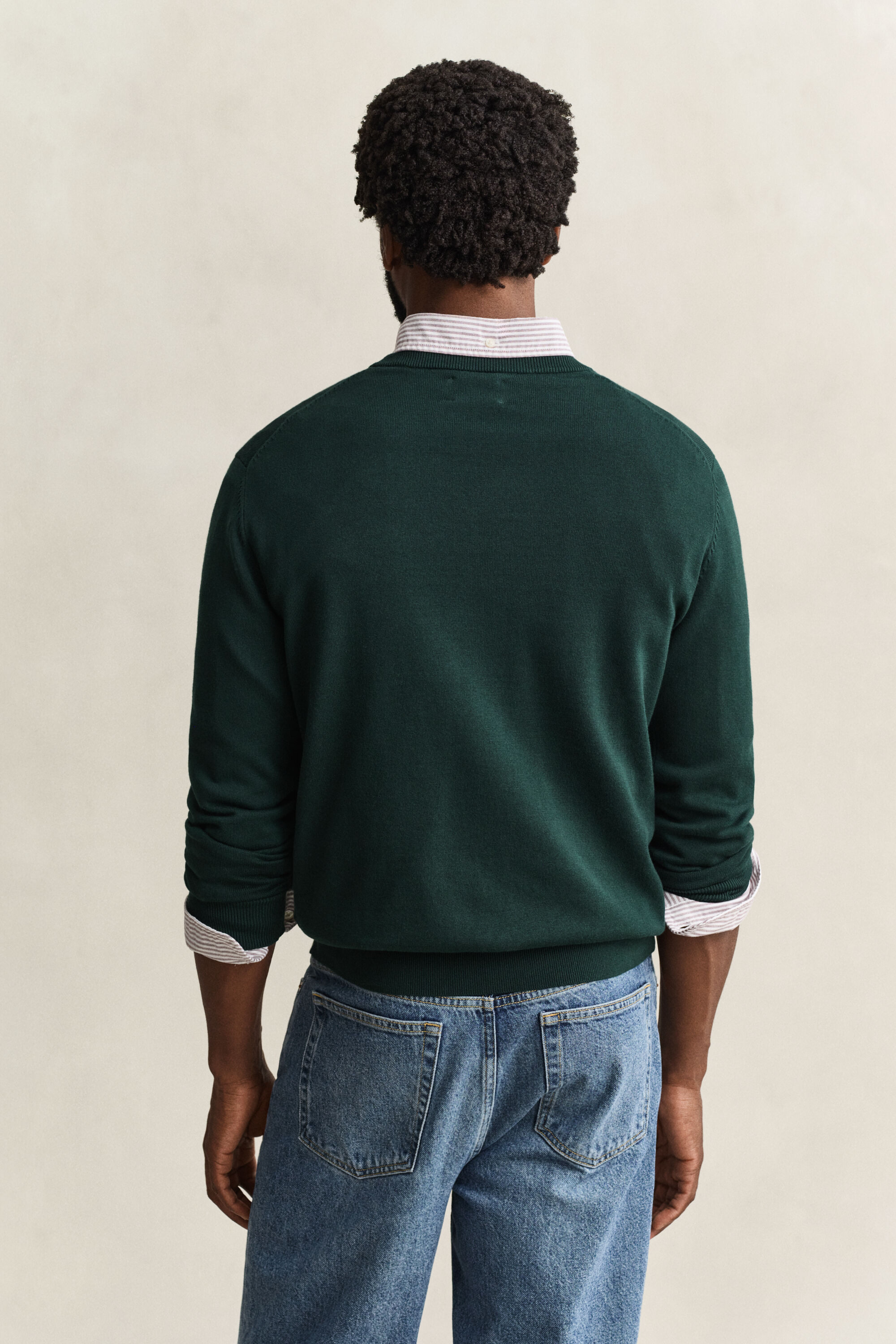Cotton V-Neck Sweater