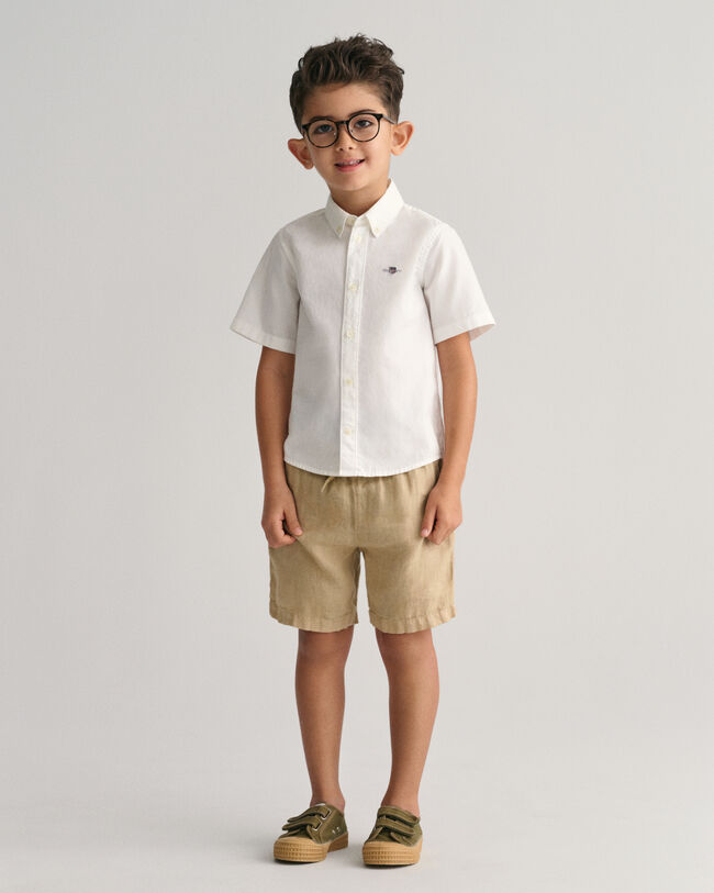 Kids Oxford Short Sleeve Shirt
