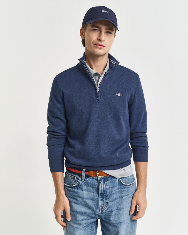 Classic Cotton Half-Zip Sweater