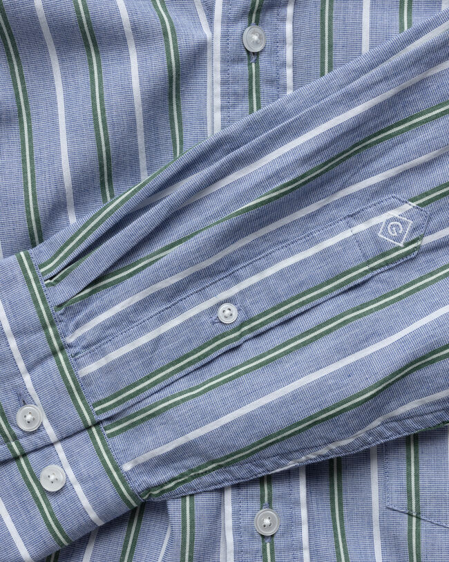 Relaxed Fit Fil-&agrave;-Fil Shirt