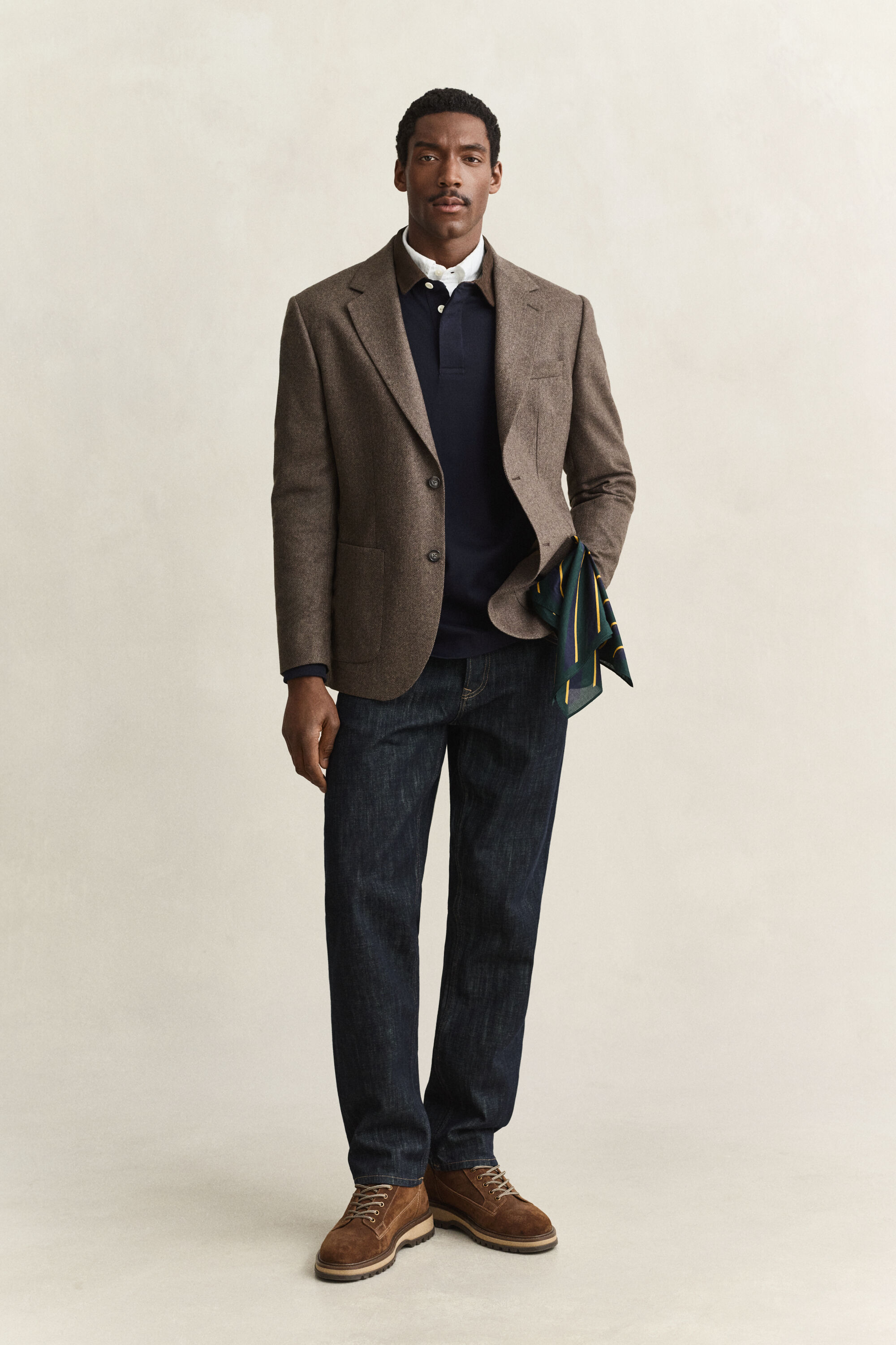 Corduroy Collar Rugger