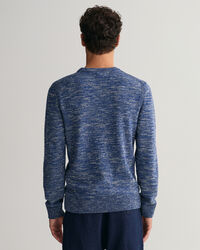 Twisted Yarn Crew Neck Sweater