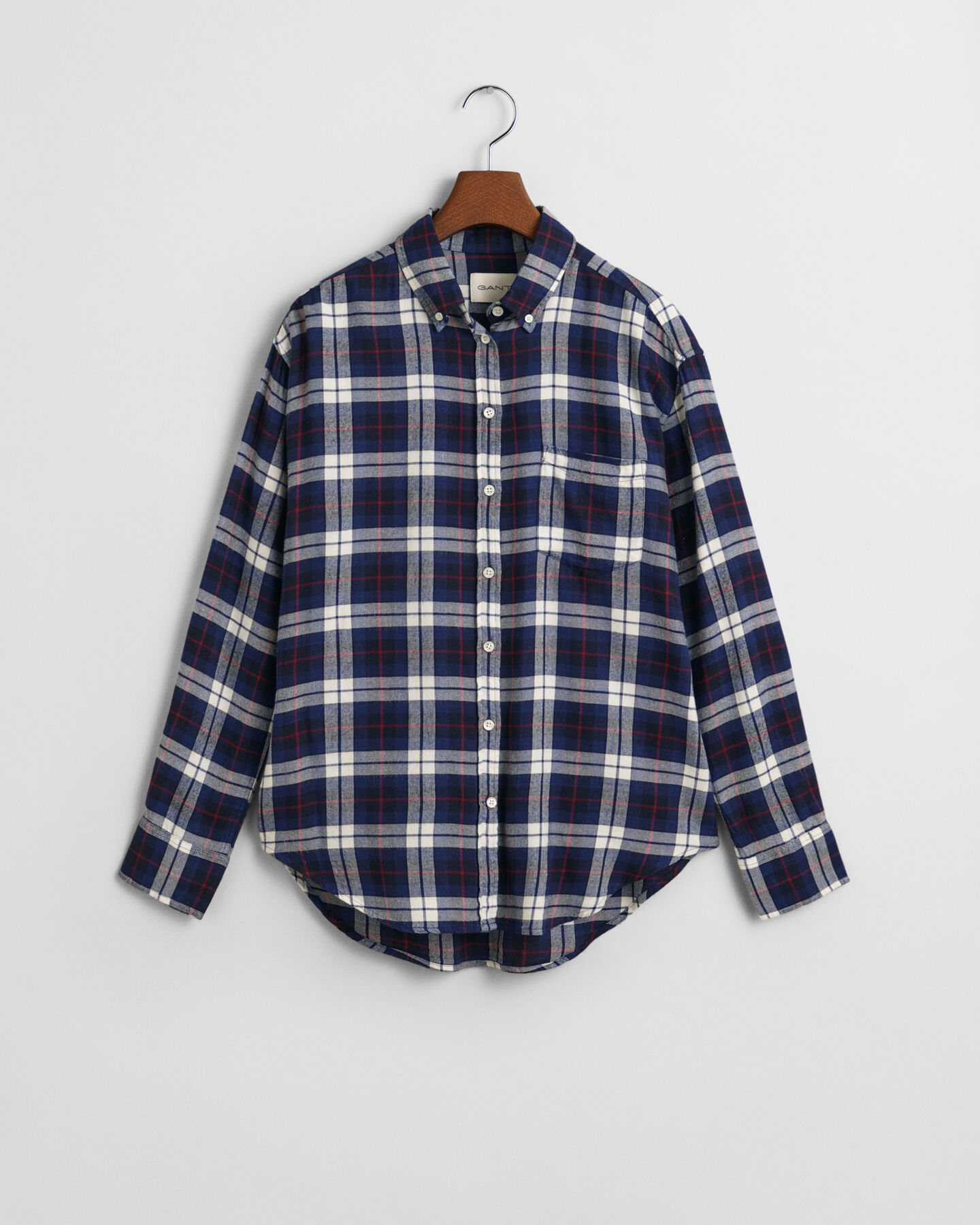 Relaxed Fit Checked Flannel Shirt