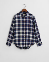 Relaxed Fit Checked Flannel Shirt