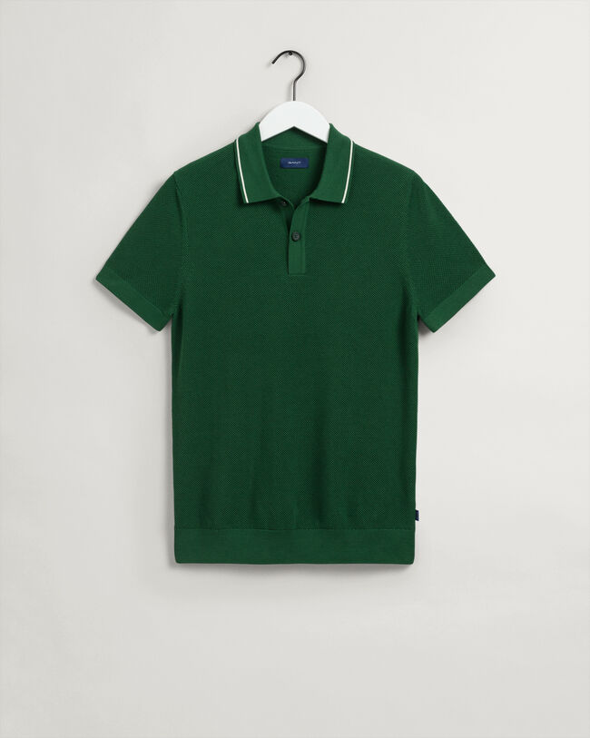 Piqu&eacute; Texture Polo Shirt