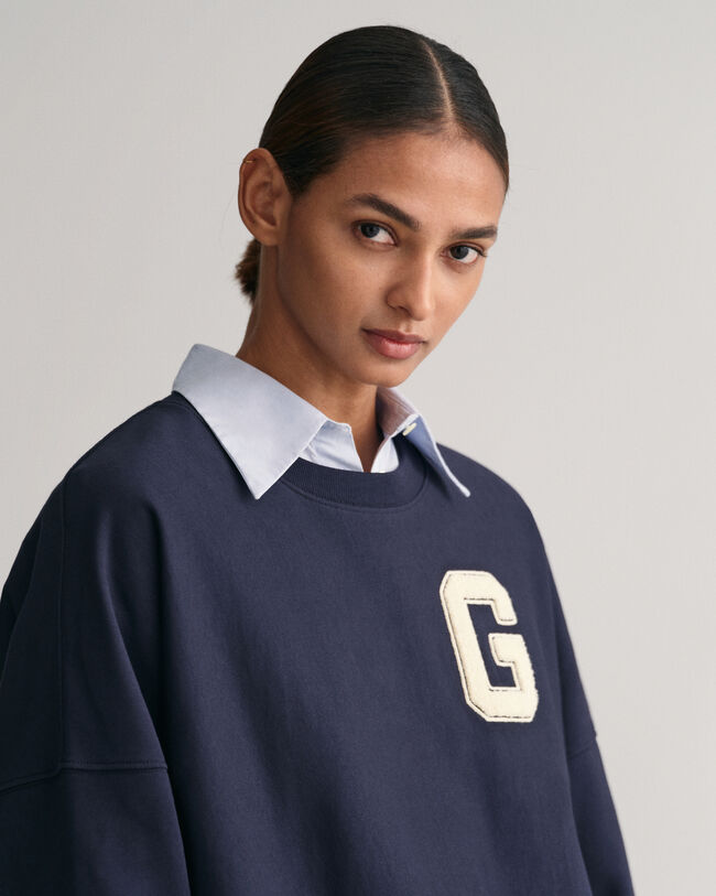 Oversized G Crew Neck Sweatshirt