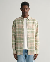 Regular Fit Madras Linen Shirt