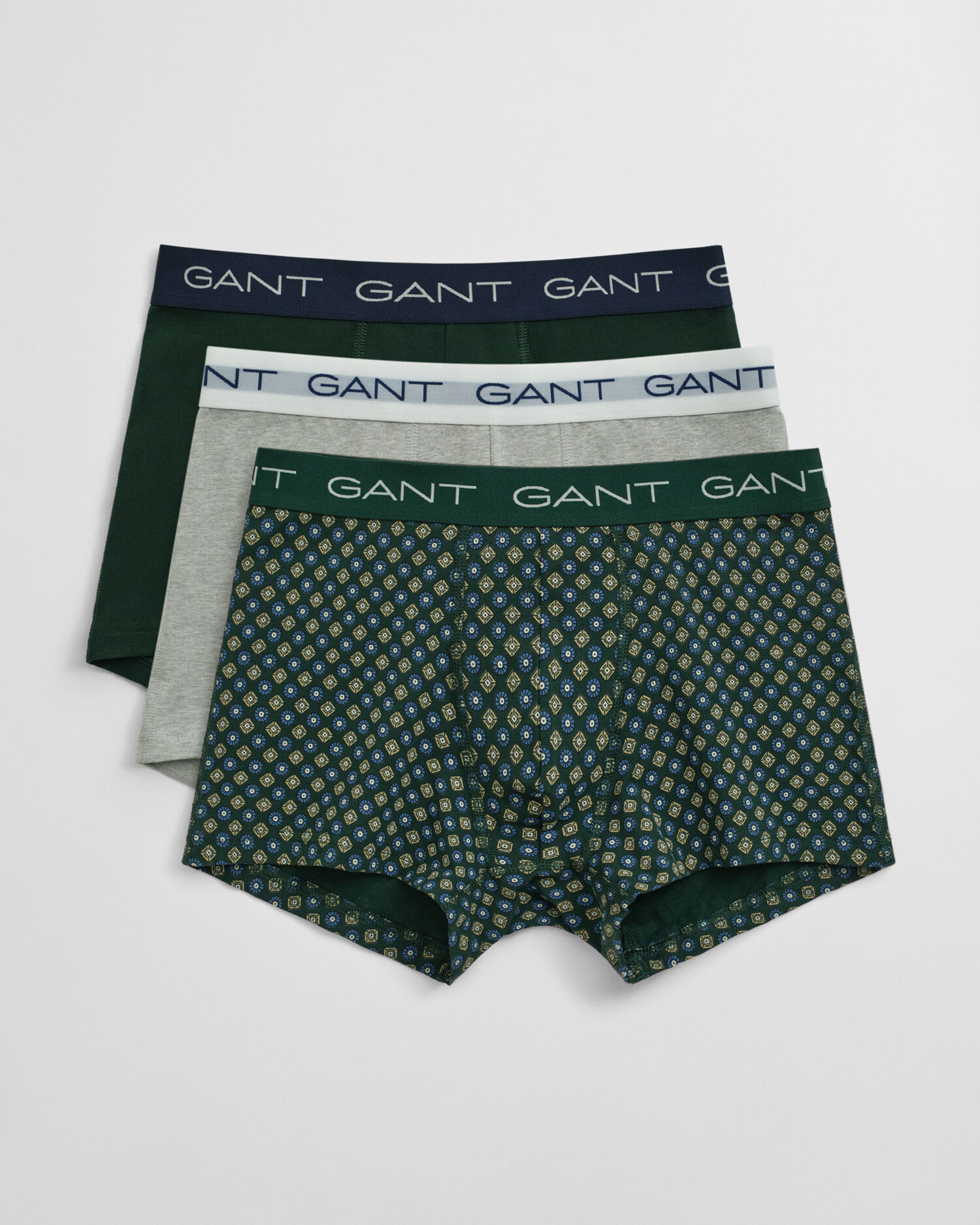 3-Pack Geometric Print Trunks
