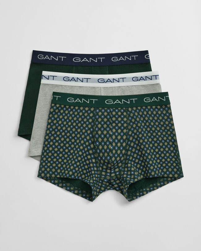 3-Pack Geometric Print Trunks