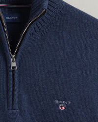 Casual Cotton Half-Zip Sweater