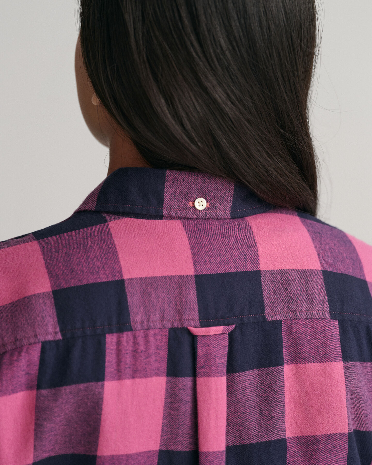 Teen Girls Relaxed Fit Checked Shirt