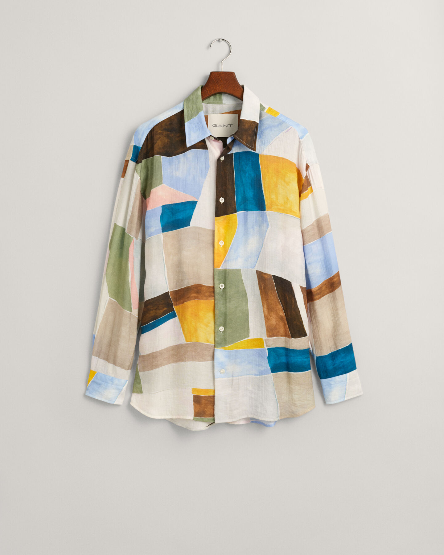 Oversized Art Print Shirt