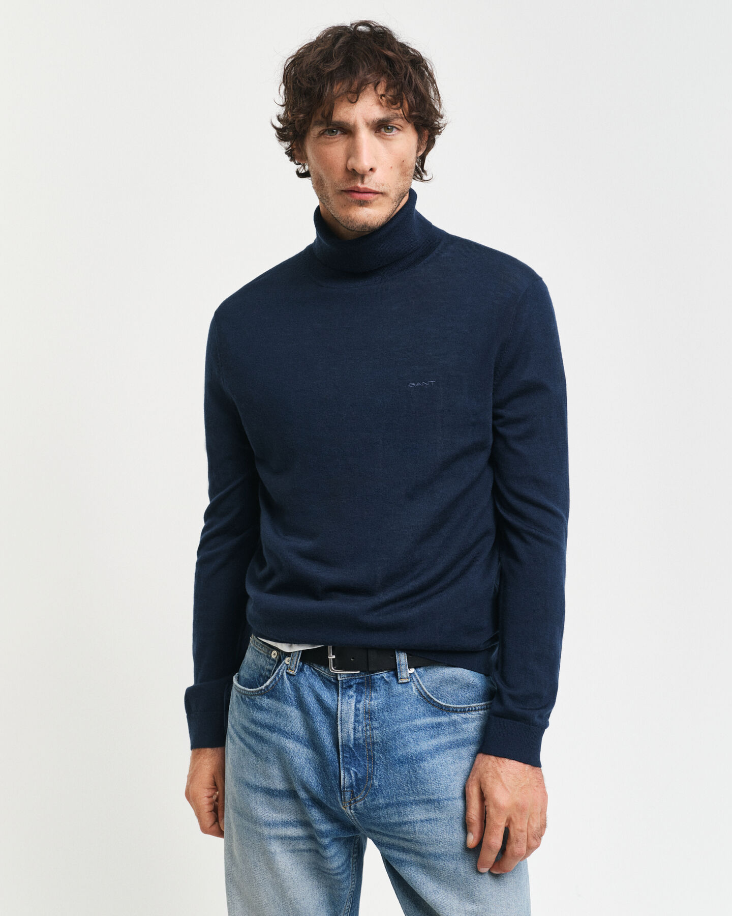 Extra Fine Merino Wool Turtleneck Sweater