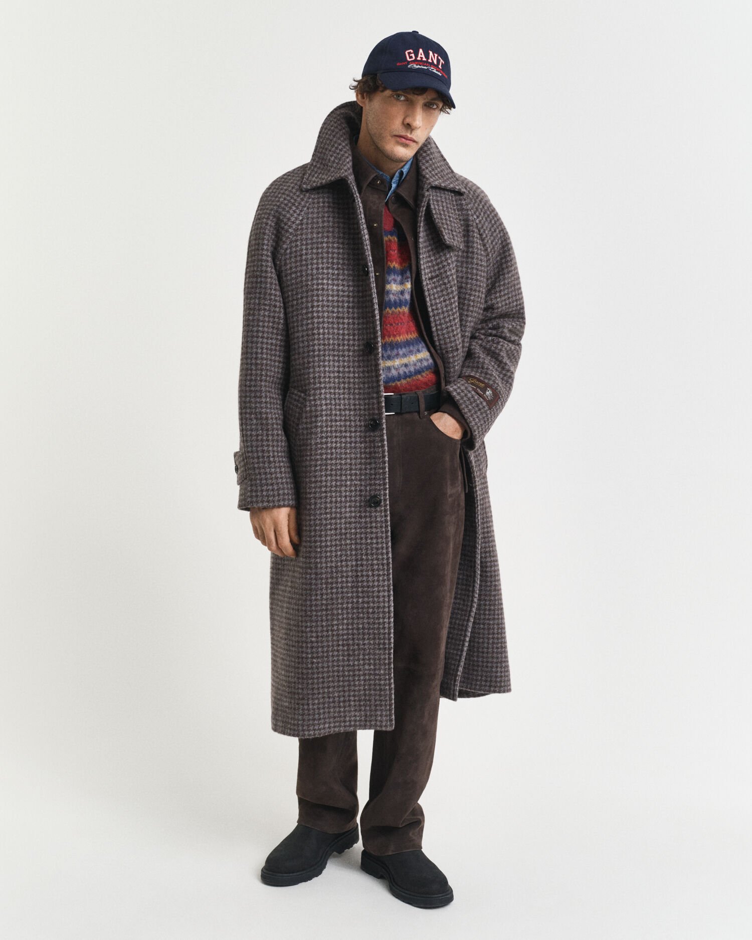 Wool Balmacaan Coat