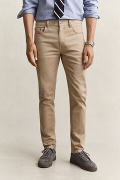 Slim Fit Desert Jeans — DARK KHAKI 4