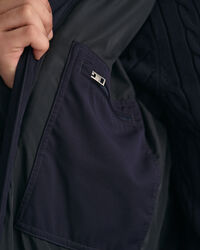 Padded Flannel Puffer Jacket