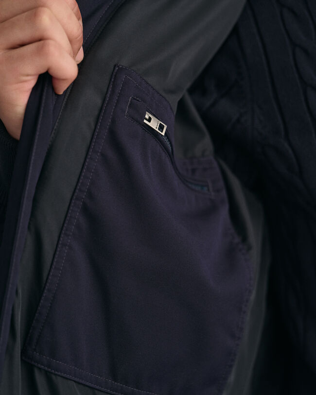 Padded Flannel Puffer Jacket