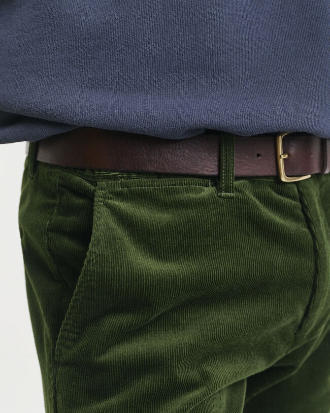 Slim Fit Corduroy Chinos