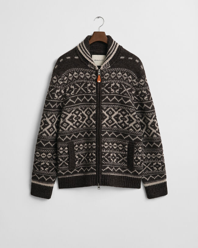 Jacquard Cardigan