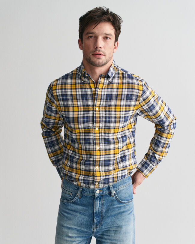 Regular Fit Checked Archive Oxford Shirt
