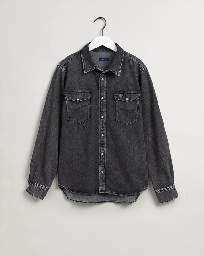 Teen Boys Oversized Denim Shirt