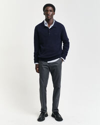 Wool Blend Polo Sweater