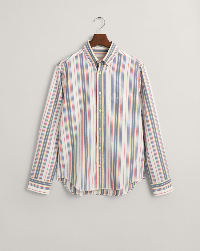 Regular Fit Striped Archive Oxford Shirt 